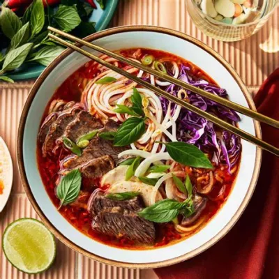   Bún Bò Huế: Intensywne Wędliniarskie Nuty w Pikantnym Bulionie